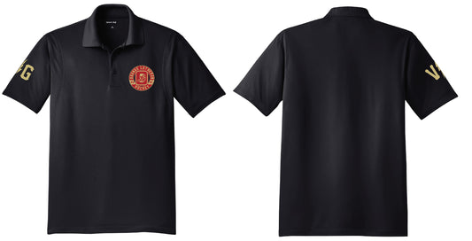 CUSTOM OLU Unisex Black Polo Shirt Personalized with Player Number